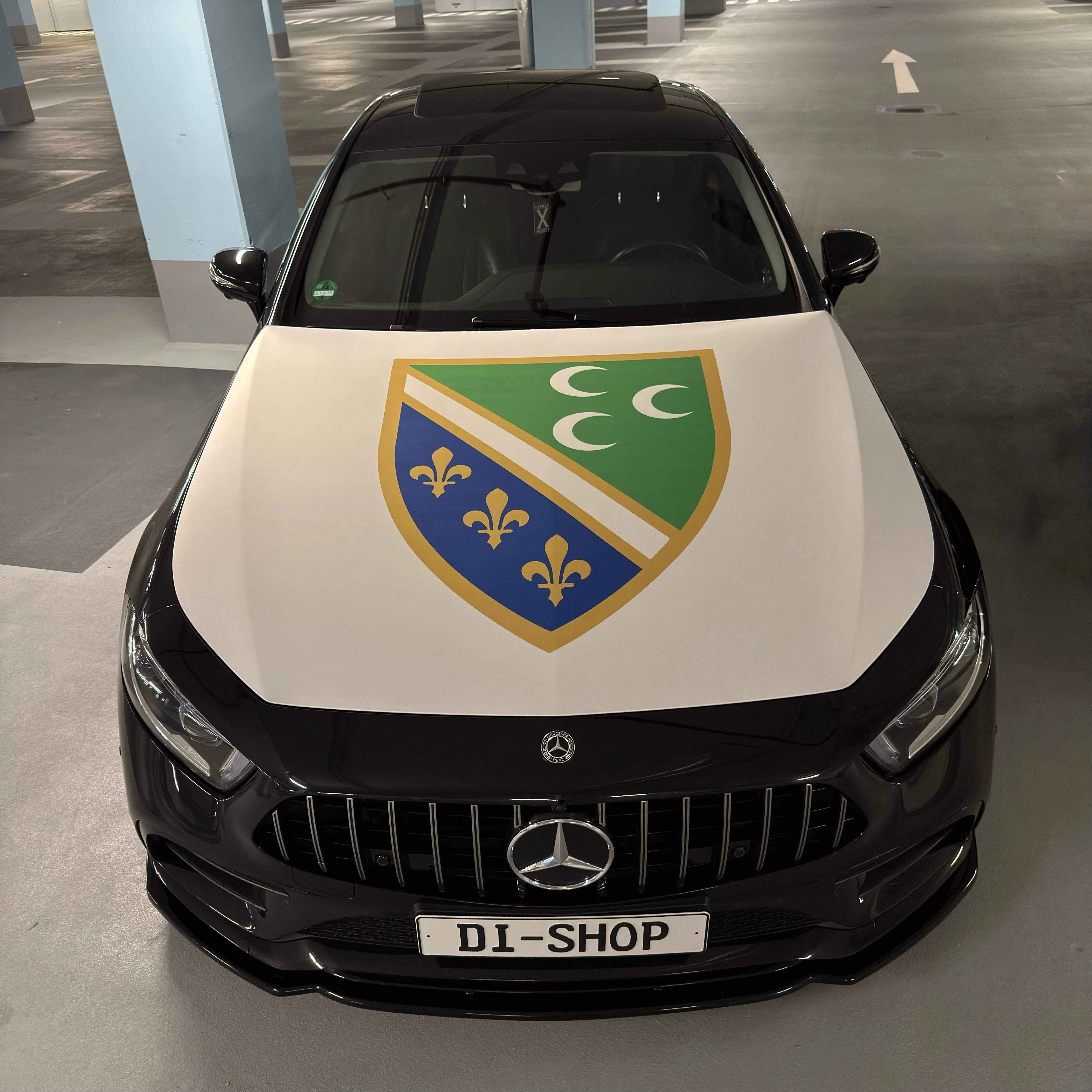 Sandzak Motorhauben-Flagge